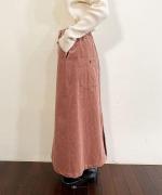 ストレッチコーデュロイ スカート